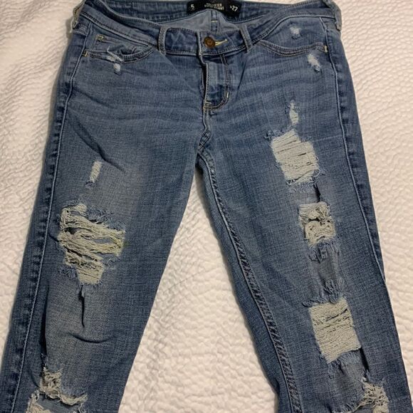HOLLISTER, super skinny rock star jean, size 5,  waist 27, great condition - Picture 1 of 11